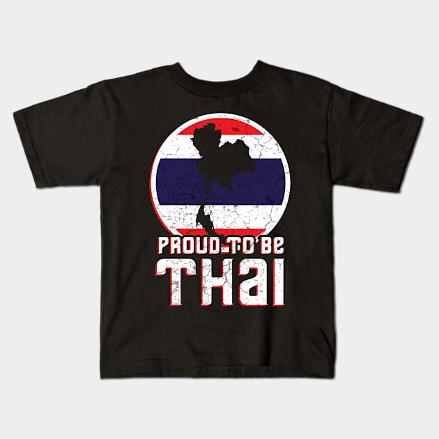 Proud Thai Kids T-Shirt by Mila46